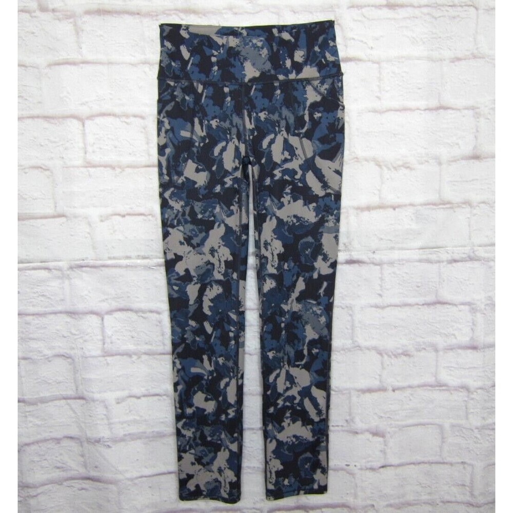 Duluth Trading Company Women's NoGA Sculpting Leggings Blue Camo Size S x 31